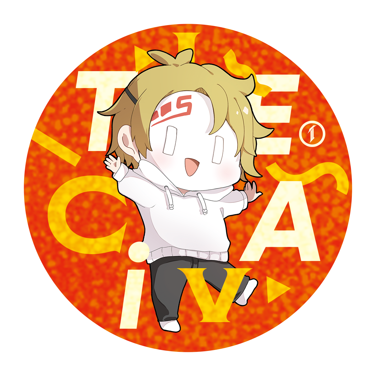 加入記念BIGホログラム缶バッジ(75mm)“Civ:A”