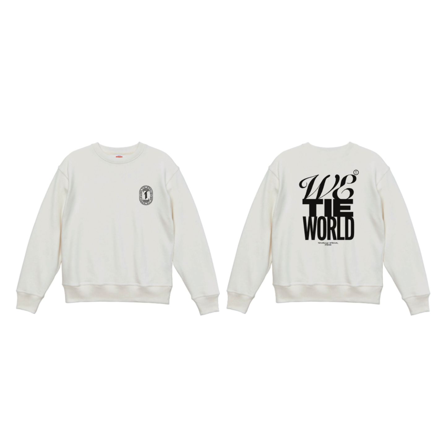 【ホワイト】WE TIE WORLD スウェット