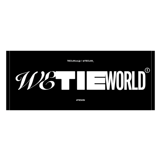 WE TIE WORLD タオル