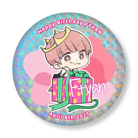 【受注販売】ホログラムカンバッジ（57mm）