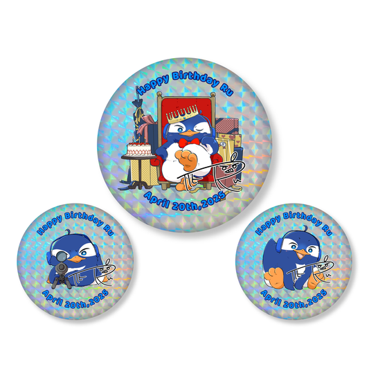 【受注販売】ランダムホログラムカンバッジ（57mm）