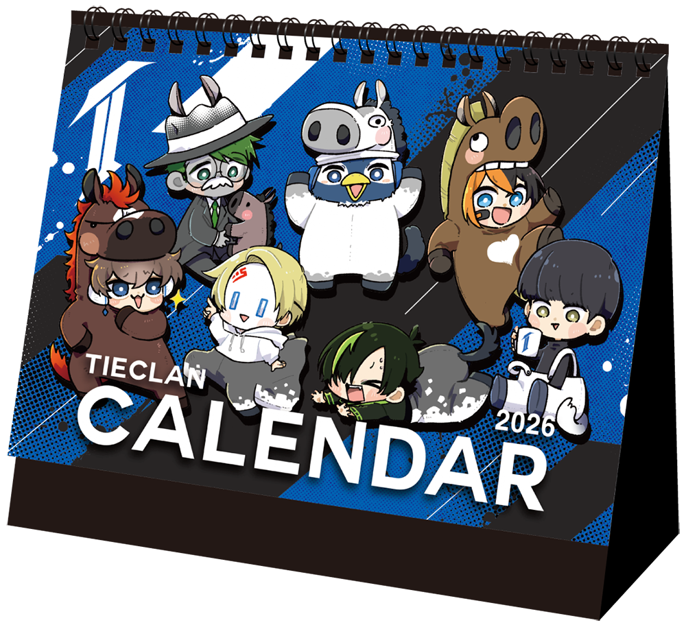 【受注販売】2026 TIECLAN 卓上カレンダー